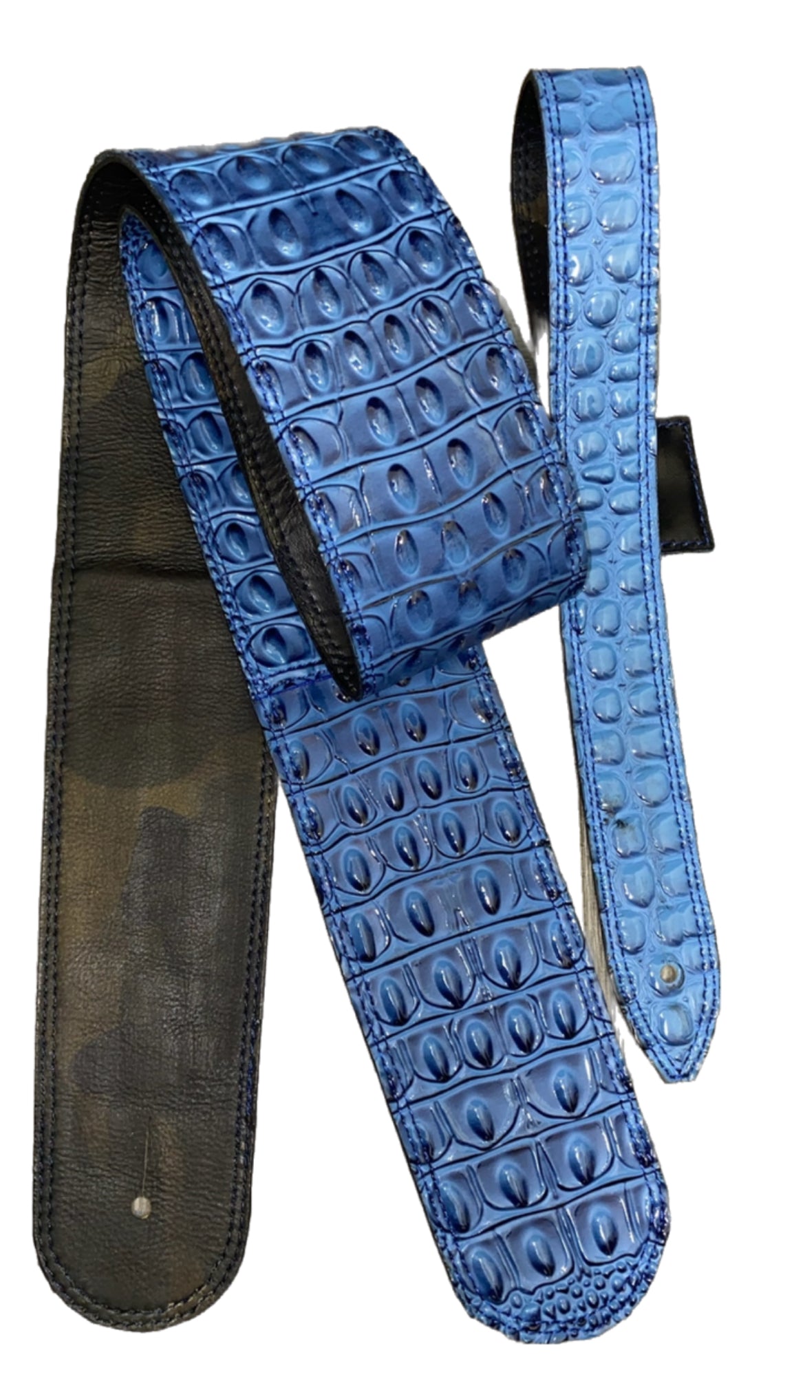 ALTERNATIVE LEATHER OPTION GUITAR STRAP CROCO